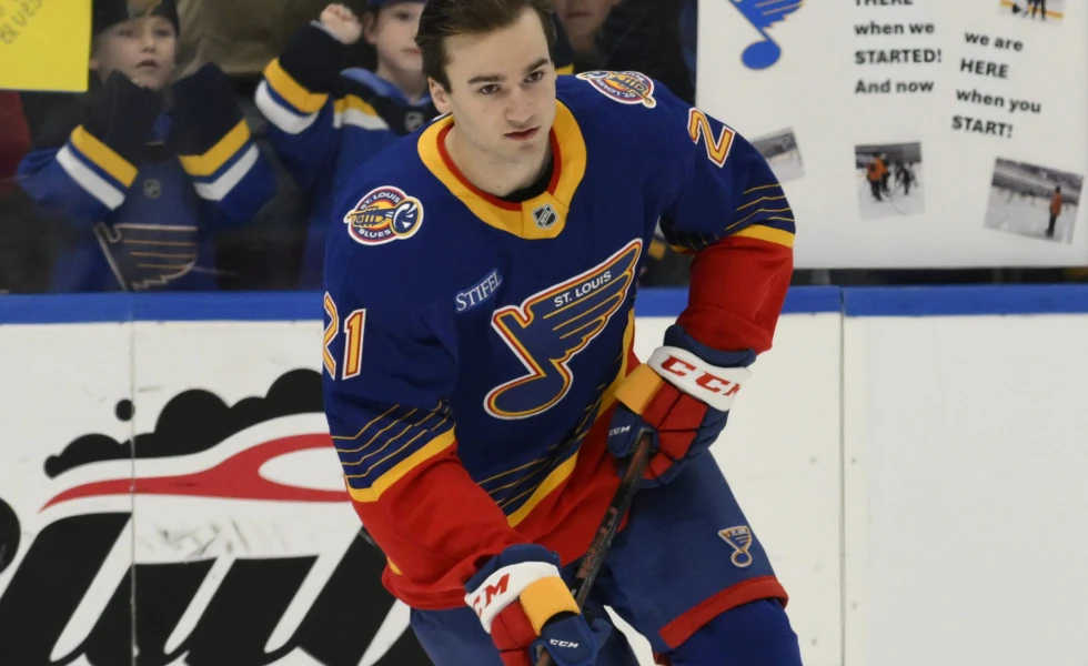 Jimmy Snuggerud is giving the Blues another offensive weapon