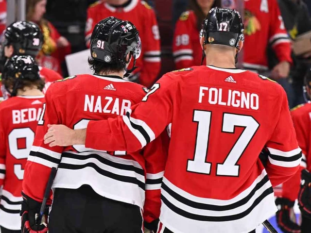 Frank Nazar’s heartfelt Nick Foligno message amid Blackhawks’ captain’s absence