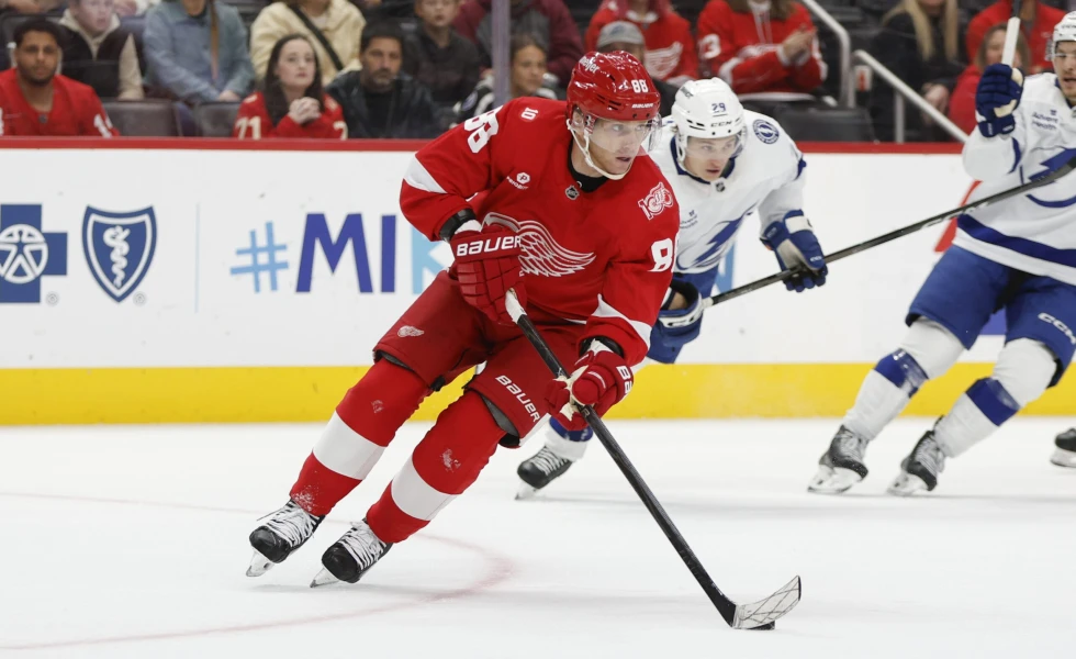 Red Wings’ Patrick Kane to miss game Sunday against Oilers