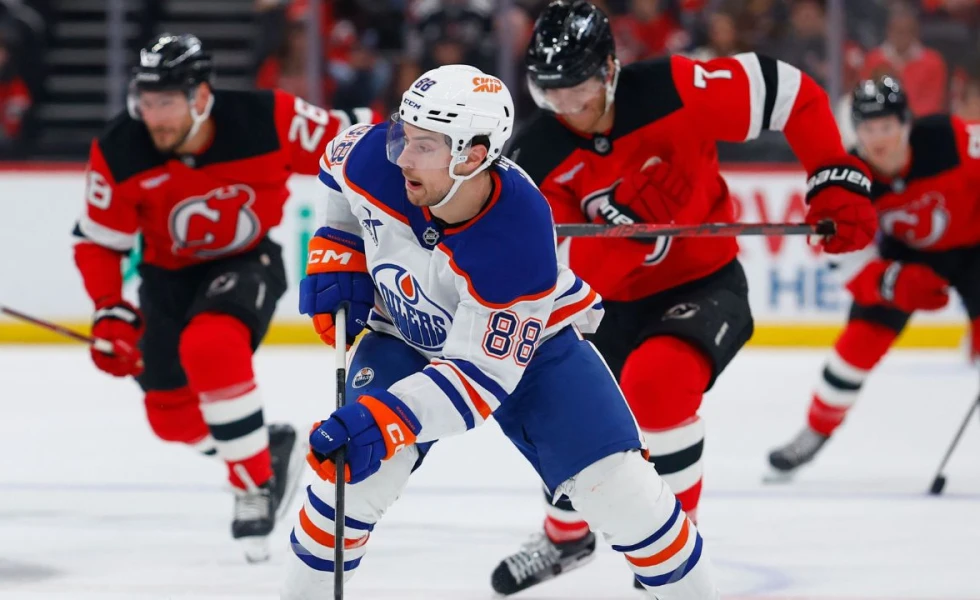 Oilers must ‘get more bodies to the net’ after disappointing loss to Devils