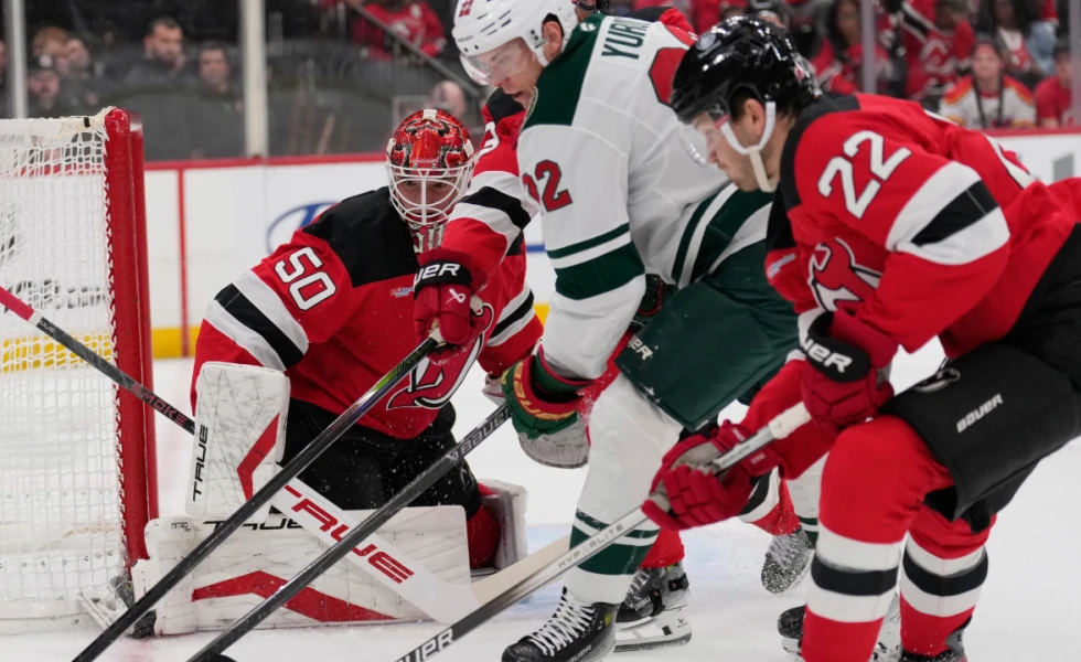 Daws makes 29 saves, Devils beat Wild for sixth straight victory
