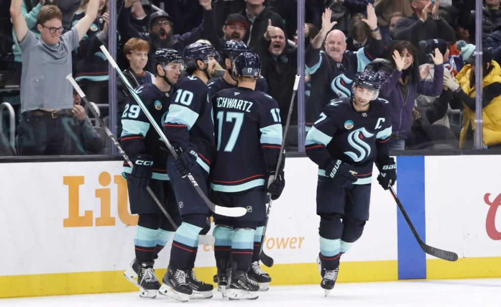 Eberle scores twice as Kraken beat Oilers