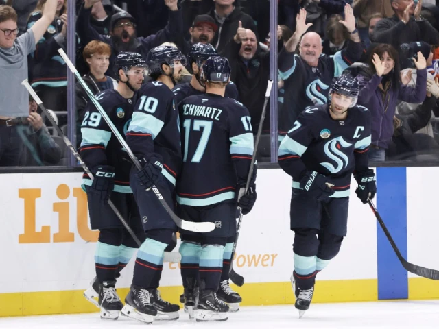 Eberle scores twice as Kraken beat Oilers