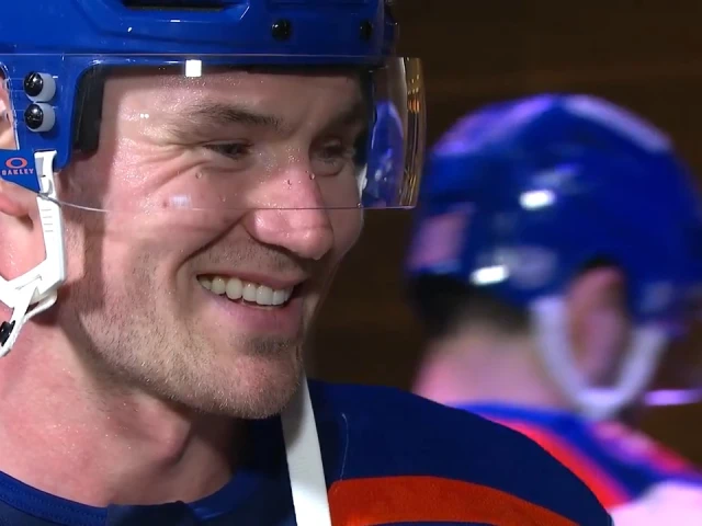 ‘Feels good to score’: Oilers’ Emberson on potting game-winner vs. Mammoth