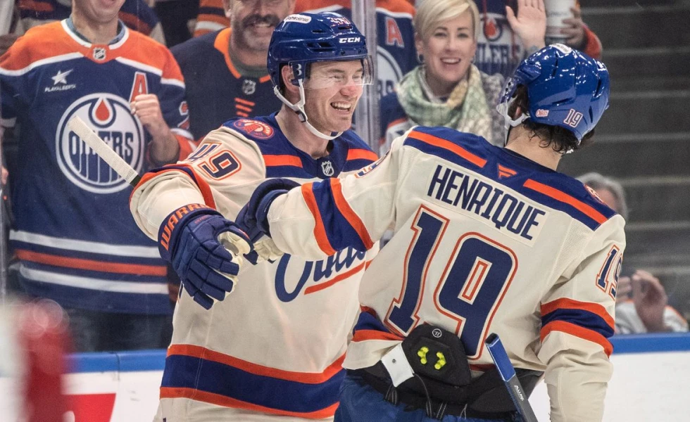 Oilers put their ‘work boots on’ and overwhelm Mammoth after ugly start