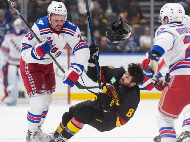 Canucks lose another player and another game as Miller’s Rangers shut them out