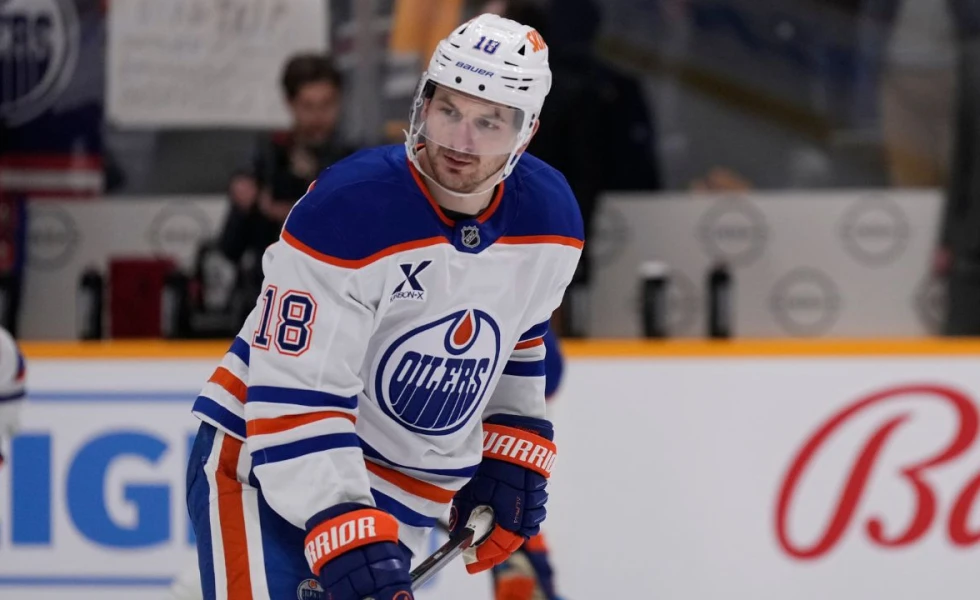 Oilers’ Zach Hyman out Saturday, will miss another week, coach says