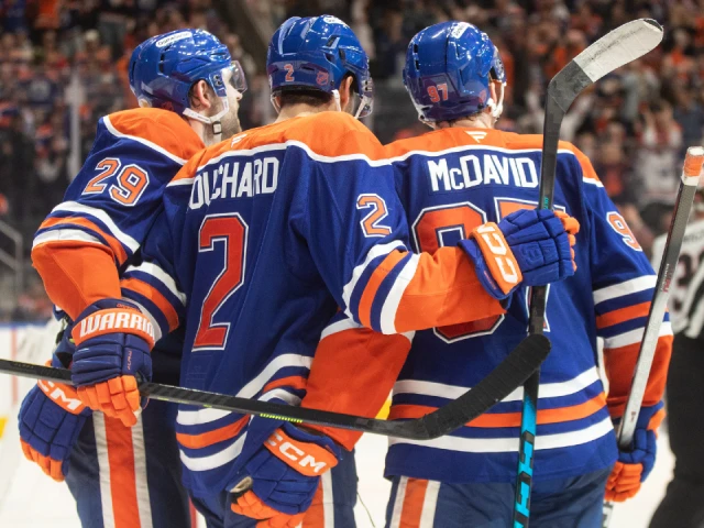 Bouchard, McDavid lead Oilers in overtime win over Blackhawks