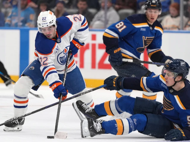 Oilers fall to Blues after late game-winner