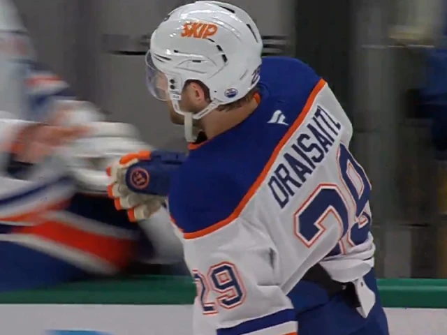 Oilers’ Draisaitl wires home sharp-angle shot on power play