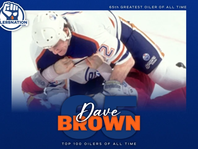 Top 100 Oilers: No. 65 — Dave Brown
