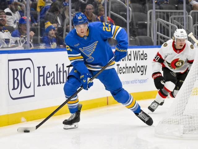 Blues send Logan Mailloux to AHL’s Springfield Thunderbirds