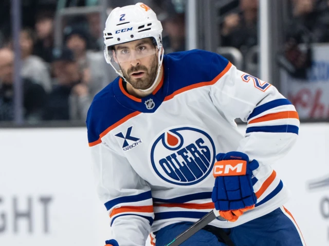 Edmonton Oilers coach explains why he benched Evan Bouchard