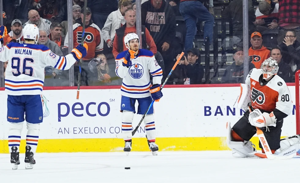 Roslovic scores in OT, Oilers defeat Flyers