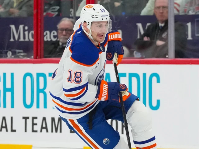 Hyman set a surprising career-high in Edmonton Oilers season debut