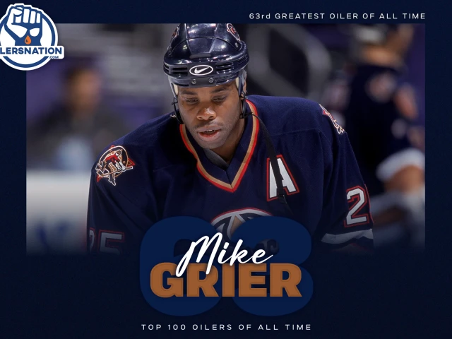 Top 100 Oilers: No. 63 — Mike Grier