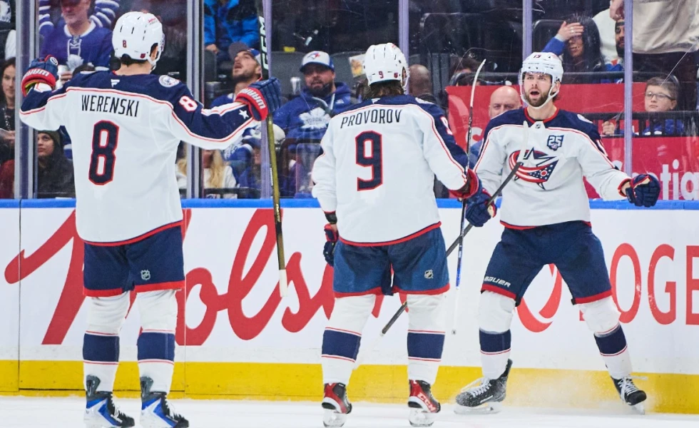 Maple Leafs fall in OT to Fantilli, Blue Jackets