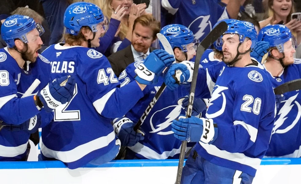 Why Oilers didn’t challenge Lightning’s tying goal for offside