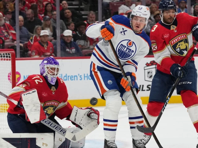 Oilers snap three-game skid with victory over Panthers in Cup rematch