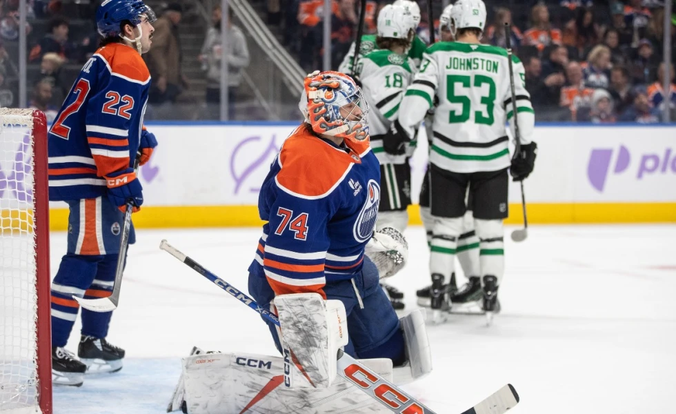 Oilers give up eight goals in blowout loss to Stars