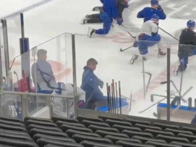 Sticks go flying after injured Edmonton Oilers winger storms off the ice