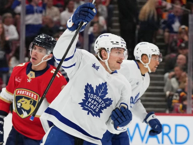 Maple Leafs’ Troy Stecher calls his shot in speedy win over Panthers