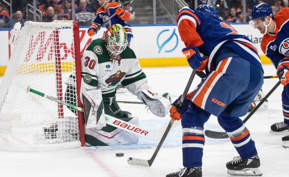 Wallstedt earns fourth shutout of the season as Wild blank Oilers