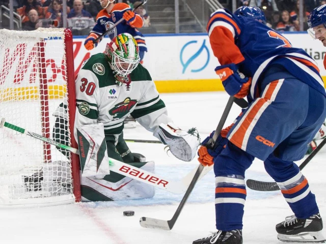 Wallstedt earns fourth shutout of the season as Wild blank Oilers