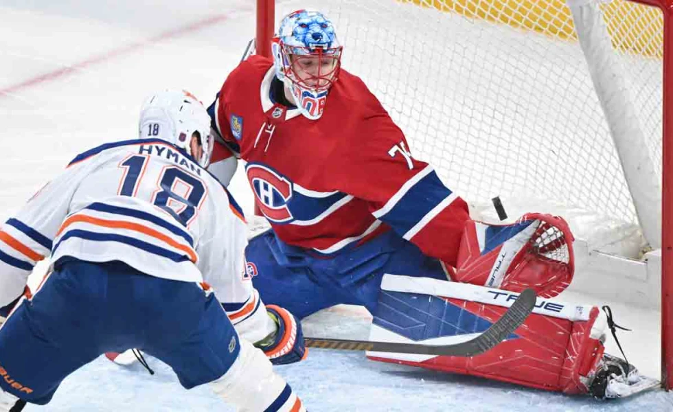 Dobes, Canadiens hold off Oilers as Draisaitl remains at 999 points