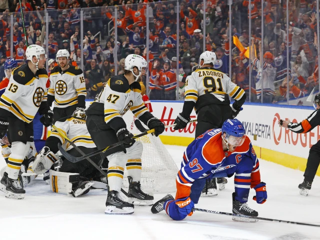 Scenes From Morning Skate: Bruins vs. Oilers a battle of over and under performers