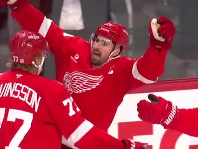 Larkin rips wicked wrister in overtime to cap off Red Wings’ comeback