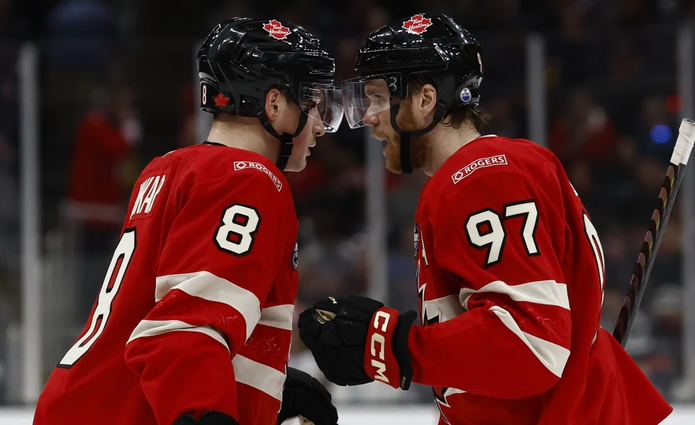 Who will play with Connor McDavid at the Olympics?