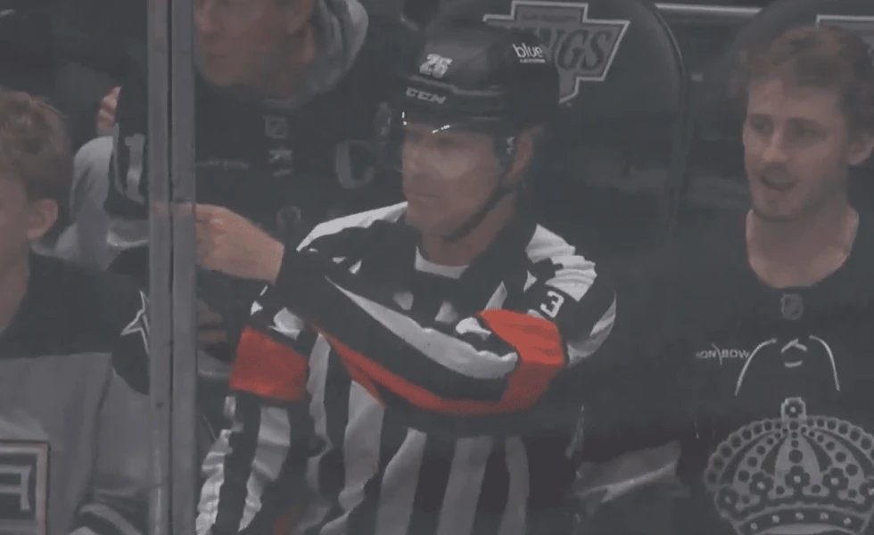 Will Ferrell dresses up as referee at Kings’ game