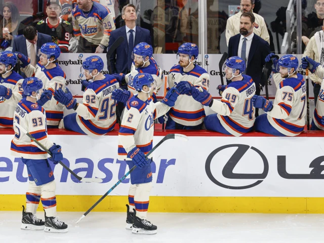 Scenes From Morning Skate: Oilers to wear magical alternate jerseys for final time this season against Predators