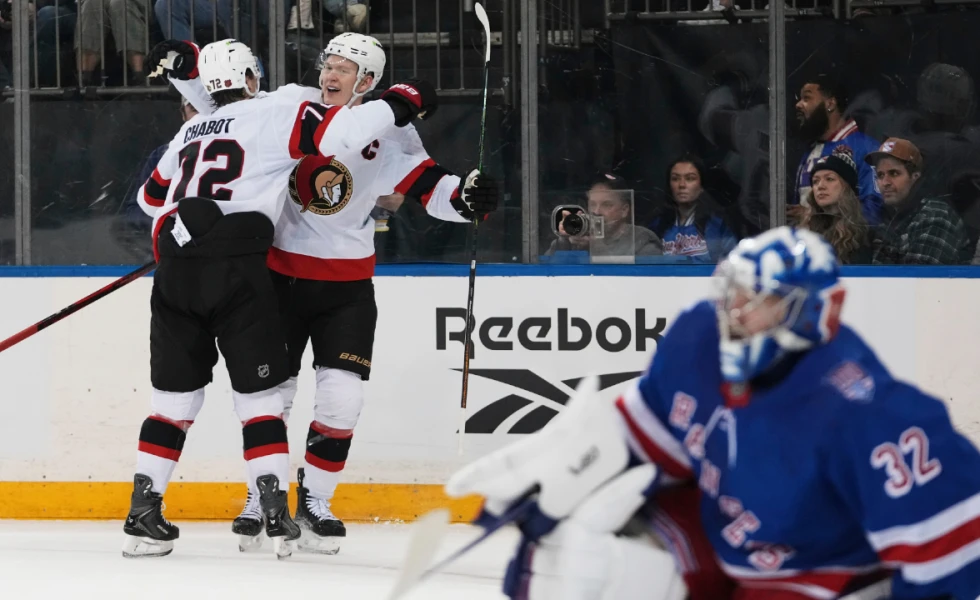 Brady Tkachuk scores his 200th goal,  Senators crush Rangers