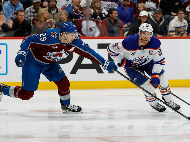 Can Connor McDavid overtake Nathan MacKinnon in the Hart Trophy race in the second half of the season?
