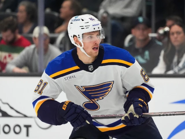 Blues’ Dylan Holloway to return from injury against Oilers