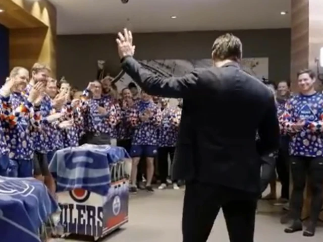 Oilers sport custom Nugent-Hopkins sweaters in honour of 1,000th game