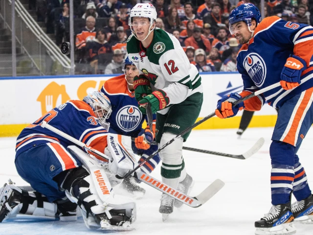 Oilers drop second straight game as Boldy’s two goals lead Wild to win