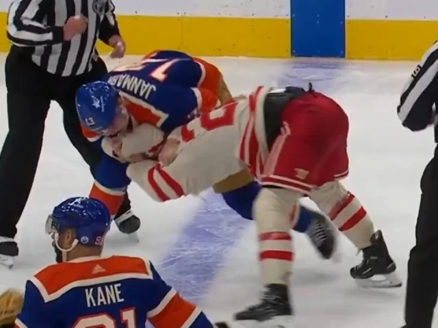 Oilers’ Janmark and Flames’ Coleman re-ignite Battle of Alberta rivalry with heated brawl