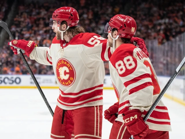 Hanifin helps surging Flames scorch Oilers in Battle of Alberta