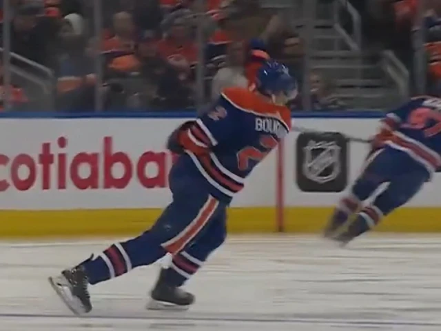 Oilers’ Bouchard uncorks a one-time bomb for the go-ahead goal