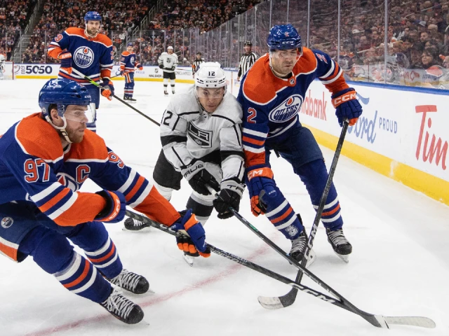 Bouchard blast helps Oilers clip Kings, snap three-game skid