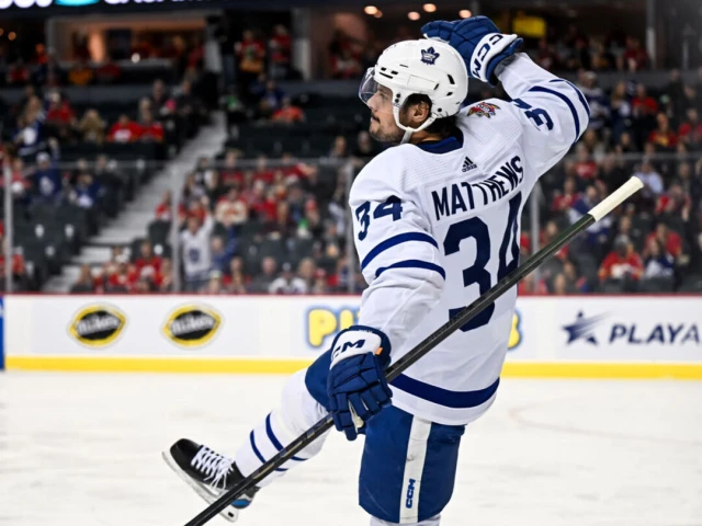 Matthews favored to win Hart Trophy amid scoring surge