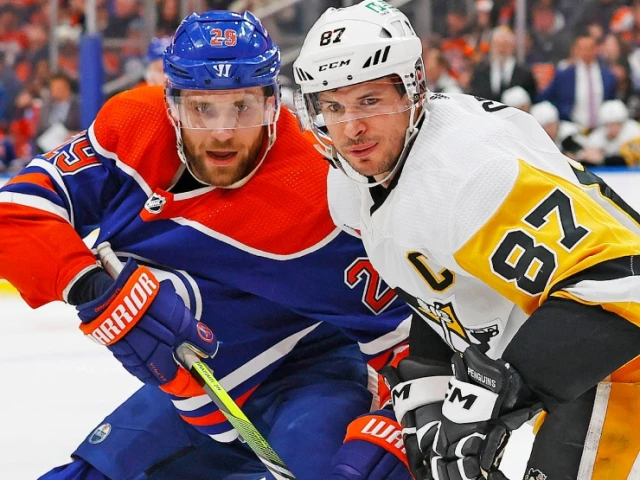 Oilers put up half a dozen goals to dominate Penguins