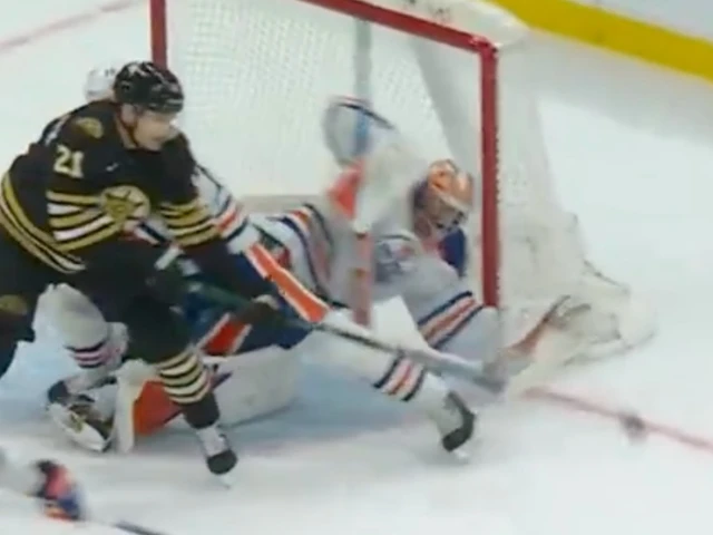 Oilers Stuart Skinner robs Bruins captain Marchand with diving save