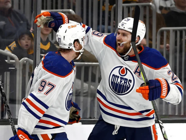 Oilers defense secures third-period comeback and OT win vs. Bruins