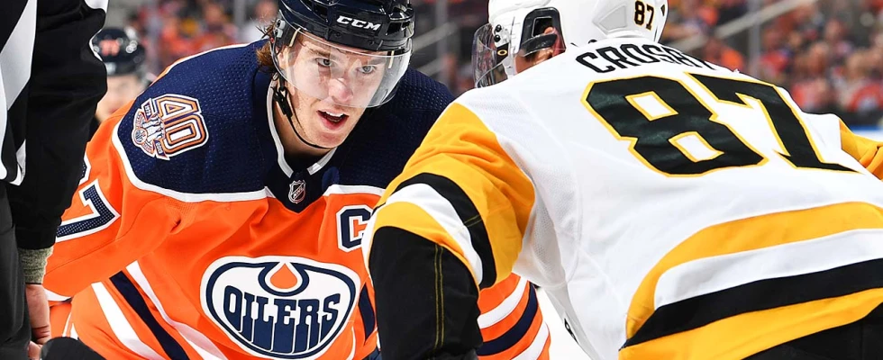 Oilers’ McDavid, Penguins’ Crosby meet again in clash on Sportsnet