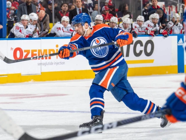 Oilers kick-start their power play in 7-2 win over Capitals