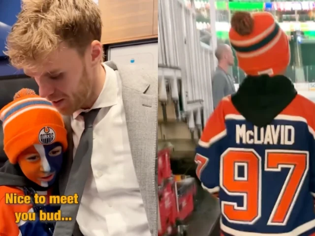 Influencer helps young Oilers fan realize dream of meeting Connor McDavid